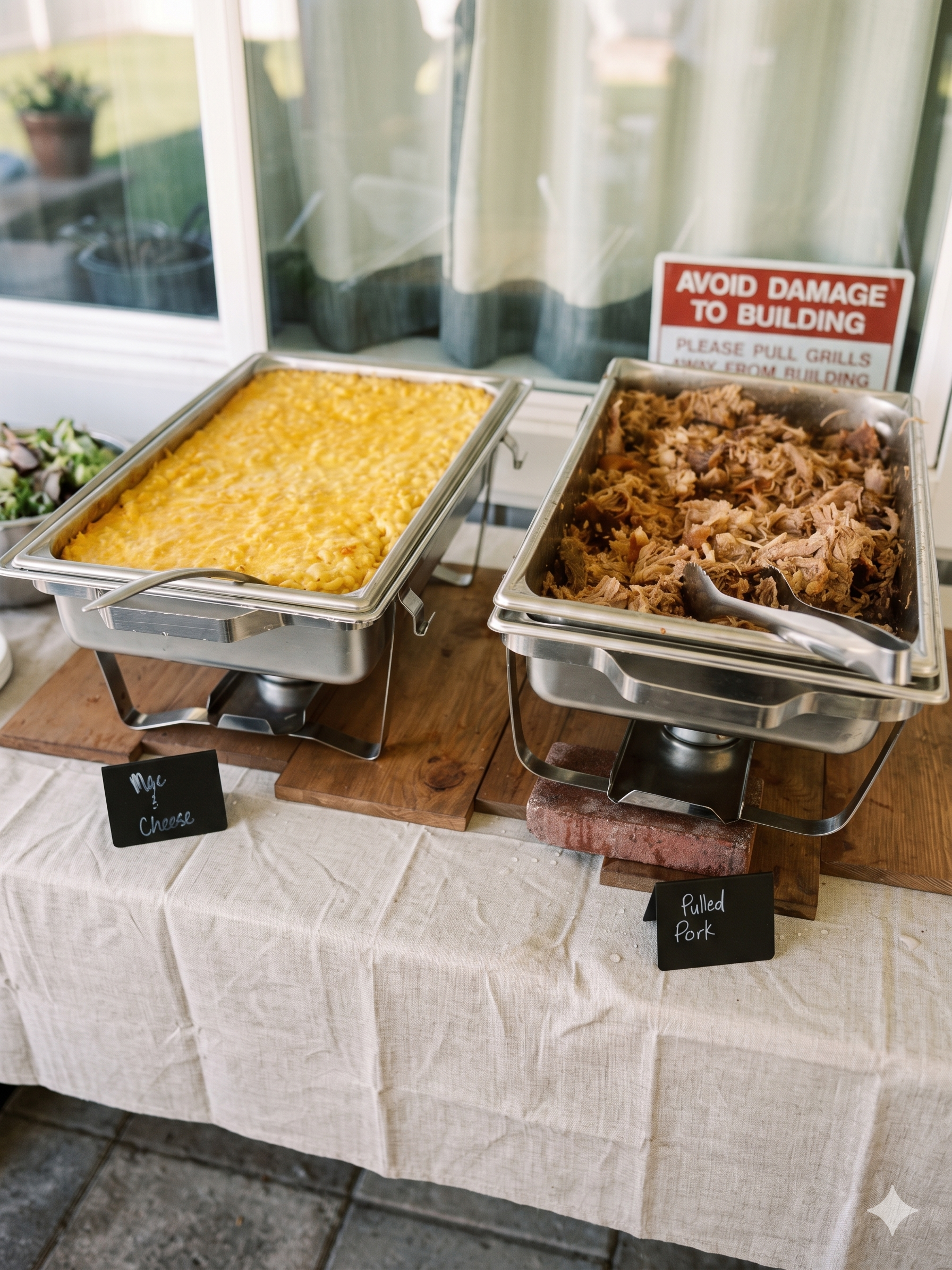 Mac and Pork Plate